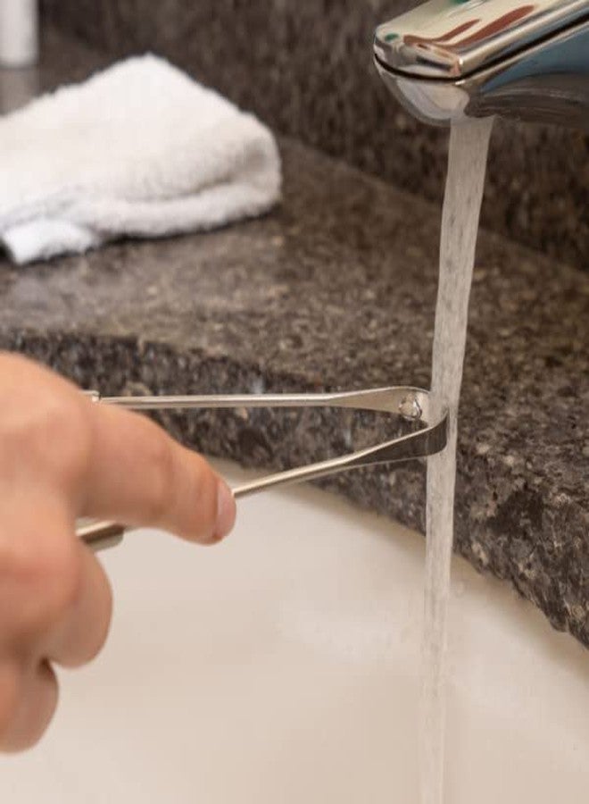 Pristine Tongue Cleaner Bad Breath Treatment For Adults & Kids, 100% Stainless Steel Tongue Cleaner For Oral Care, Easy to Use Tongue Cleaner For Hygiene (2 - Pieces) - Image 5